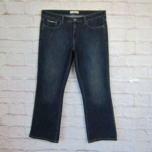 LEVI'S Perfectly Shaping 512 Boot Cut Jeans Dark Wash size 20 M